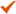 Orange tick icon png
