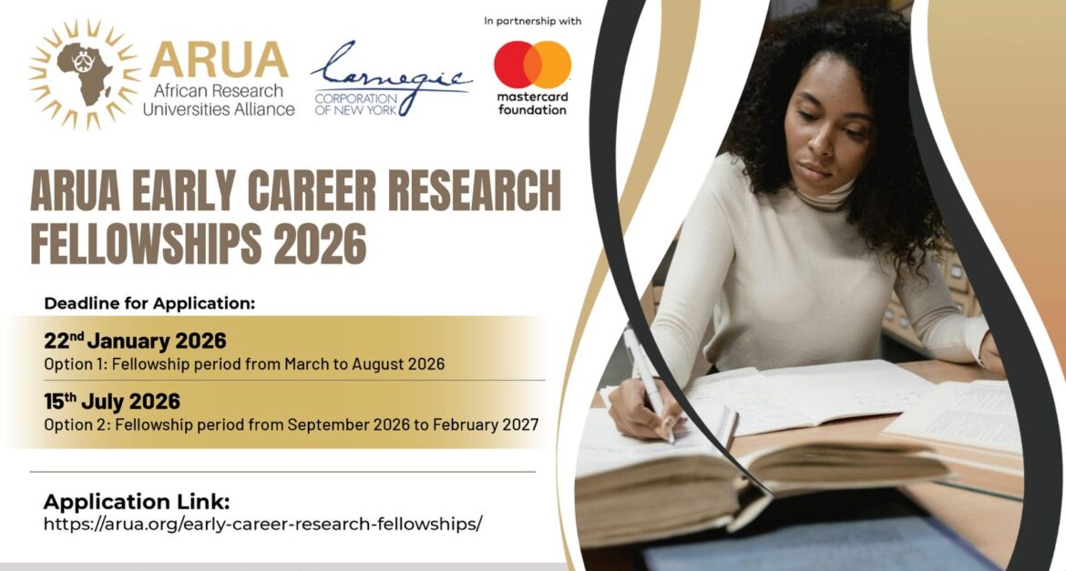 Call for ARUA ECR Fellowship