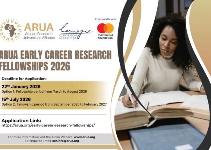 Call for ARUA ECR Fellowship